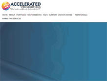 Tablet Screenshot of acceleratedwebsolutions.com